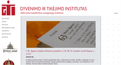 Desktop Screenshot of gtinstitutas.lt